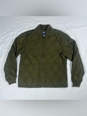 Polo Ralph Lauren Quilted Flight Jacket Men’s Medium Olive Green